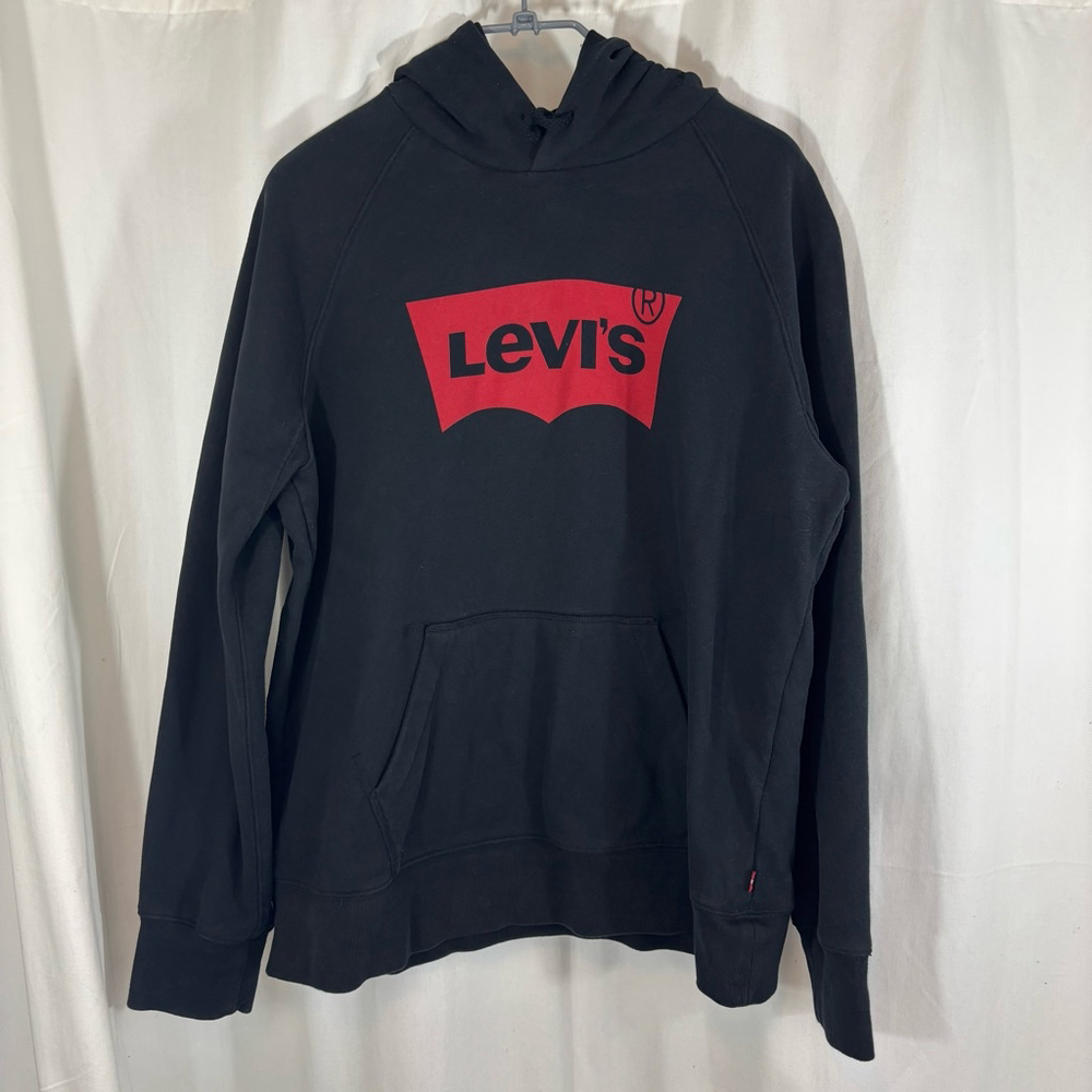 Levi's Men’s or Unisex Black Logo Hoodie Size Medium